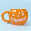 Em Estoque Diabinho Presente de Halloween Abóbora Caneca Cerâmica Casal Cartoon Retrô Caneca de Feriado Caneca de Café