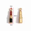 Accesorios de Joyería de Aleación para Hacer Manualidades con Forma de Gota de Aceite Bolsita de Maquillaje para Niñas Accesorios de Tacones Altos Pulsera Pendientes Colgante W507