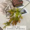 Plantas Verdes Artificiais, Folhas de Abeto, Flores Artificiais, Arranjos Florais Verdes Estilo Floresta, Decorações de Corredor de Casamento, Decorações de Montagem de Casamento