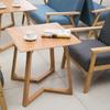 Mesa de centro pequeña de estilo europeo para sala de estar de apartamento pequeño, mesa auxiliar pequeña, moderna y sencilla, mesa redonda pequeña de hierro para balcón, combinación