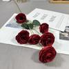 Nova Flor 6 Linglong Rose Casamento Cerimonial Fundo Decorativo Flor Linha Estrada Chumbo Flor Inserir Flor Exportação Flor