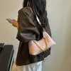 Bolsa Feminina Tendência de Luxo Leve 2026 Novo Estilo Única Versátil Bolsa Dumpling Bolsa de Ombro Estampada Bolsa Transversal Fashion com Corrente