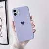 Transfronterizo Agujero Fino Corazón Simple Adecuado para Apple 16E/11/14 Funda para Teléfono Móvil Iphone15Pro Cubierta Protectora 1213