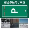 Localizador Anti-Colisión de Reversa para Coche Grande Limitador de Posición Sólida Barrera de Suelo para Estacionamiento Tope de Coche de Goma Bloqueador de Coche de Plástico de Goma