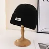 Gorro de Punto Grueso y Cálido para Mujer para Otoño e Invierno, Versátil, Adecuado para Circunferencia de Cabeza Grande, Hace que la Cara Parezca Más Pequeña, a Prueba de Frío, Protege los Oídos y Cubre la Cabeza