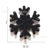 Nova Celebridade da Internet Floco de Neve Liga Liga Joias para Nail Art Estilo Luxo Leve Tinta Spray Cor de Natal Acessórios de Decoração de Unhas Adesivos Atacado