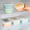 Nova louça de cozinha cor nórdica plástico selado caixa para manter fresco mini lancheira lancheira caixa de armazenamento pronta entrega atacado