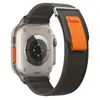Adecuado para Correa de Apple Iwatch11 Correa de Apple Watch Ultra Bucle de Nailon Trenzado Correa de Velcro
