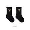 Calcetines para Bebé Recién Nacido, Novedades de Otoño, Ajuste Holgado, Calcetines para Bebé que No Aprietan, Borde de Volantes Sin Costuras, Calcetines de Princesa para Niña