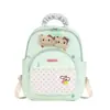 Moda de nicho estilo coreano, minirmochila minimalista con estampado de lunares y estrellas, perfecta para salidas infantiles y desplazamientos, elegante y ligera