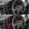 Adequado para 14-18 Gmc 1500 Modificação de Interior de Carro Fibra de Carbono Decoração de Painel de Velocímetro Adesivos