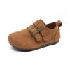 Sapatos Infantis Birkenstock Outono 2025 Novos Retro Sapatilhas de Solado Macio para Meninos Sapatos Pequenos de Couro da Moda Sapatos Gorro para Bebê