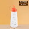 Garrafa squeeze de ketchup Garrafa squeeze com bico de mel Plástico de grau alimentício Garrafa para salada Pote comercial Pote para condimentos de molho