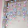 Cortina Decorativa Culomi Sweet Home Cortina de Porta para Quarto de Menina Cortina de Pérolas Vento Princesa Cortina Suspensa Irmã Suave