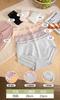 Preço FixoLuyiqing6343 # Nova Roupa Íntima Feminina Confortável de Tecido Sem Costura Corte Médio