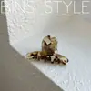 Pinza de agarre para flequillo de tamaño pequeño, linda, reduce la edad, importada, pasador para flequillo lateral