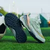 Chuteiras de Futebol Infantis Outono e Inverno para Meninos e Meninas, Sapatos Profissionais de Treino para Jogos em Gramado, Travas Antiderrapantes para Meninos