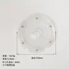 Plataforma Giratoria Transparente Acrílica Base Giratoria de 360 Grados Soporte de Exhibición para Joyería, Pasteles, Tocadiscos Pequeño Modificación de Caja de Galletas