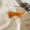 Lindo pasador de gatito para mujer, Nuevo material de acetato, Pinza creativa para flequillo, Pasador simple, Pinza para el pelo versátil para cabellos sueltos, Pinza de pico de pato