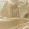 Tela de verano satén Xiangfei seda plateada organza luz de agua tela para camisa de vestir de mujer con protección solar polarizada