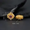 Prata 925 Banhada a Ouro Inlaid Piezoelétrico Ametista Dinheiro Pixiu Acessórios Feito à Mão DIY Joias Série Cristal Contas Espaçadoras