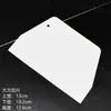 Raspador de plástico Hard Scraper Trapezoidal Triângulo Quadrado Semi-Círculo Dot Cake Cream Scraper DIY Utensílios de Panificação