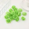 Flor de Espuma Artificial Duofu Flor Rosa Cabeza Hecha a Mano DIY Haciendo Cabeza de Flor Pequeña Fondo de Fotografía Accesorios de Flores Artificiales Materiales