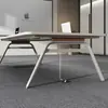 Conference Table, Long Table, Simple Modern Style, Small Reception Table, Office Negotiation and Training Table, Large Conference Room Table and Chairs, Long Rectangular Table