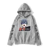 Casaco de moletom transfronteiriço Anime Black Deacon com estampa de moletom Outono Solto Casaco de marca da moda Masculino Outono