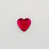 Rhinestones acrílicos brillantes en forma de corazón Accesorios para joyería DIY Pegatina para teléfono Rhinestones Rhinestones de corazón color durazno con base plana Soporte para muestras y pruebas