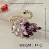 Broche de Pecho para Mujer de Alta Gama con Forma de Mariposa y Pájaro, Incrustado de Diamantes, Accesorios para Ropa, Broche de Diseño Simple, Joyería de Flores