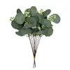 Amazon TEMU Combinação de Eucalipto Simulado DIY Galhos de Inserção Folhas de Dinheiro Gipsofila Flor Artificial Decoração Transfronteiriça
