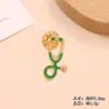 Gran Venta de Liquidación Broche de Dibujos Animados Sanrio Ballena Estrella de Mar Vida Marina Lindo Peluche Pin Decoración