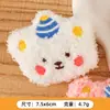 Boneca Pingente Urso de Pelúcia Desenho Animado Boneca Fofa Pingente de Bolsa de Boneca Broche de Roupa Pin Acessórios de Joia
