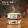 Caixa com Latas de Chá de 125g, Chá Verde, Chá Preto, Doces Modernos e Inovadores, Latas de Ferro Hexagonais Vazias Personalizáveis