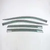 Adequado para Nissan Sylphy Modelos 26, Faixa Decorativa de Aço Inoxidável 3D para Defletor de Chuva, Faixa Decorativa de Defletor de Chuva, Acessórios Externos para Carro