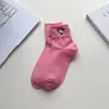 Calcetines de moda con estampado de vaca lindos para comercio exterior transfronterizo, calcetines de media caña bordados de dibujos animados para mujer, calcetines versátiles divertidos y elegantes de Zhuji