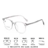 Gafas de Montura Negra Lisas Estilo Nuevo, Estilo Coreano, Insertos de Varilla de Acetato de Gama Alta de 51 mm, Monturas de Gafas Danyang al por Mayor