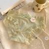 [7A antibacteriano] ultra-fino sexy macio cera pele-friendly rendas underwear cintura feminina respirável algodão virilha senhoras cuecas