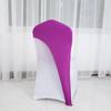 Funda Decorativa Transfronteriza para Respaldo de Silla de Una Sola Pierna, Pieza Única Elástica, Funda para Silla de Hotel y Banquete, Color Sólido, Cubierta para Respaldo de Silla de Una Sola Pierna Baita
