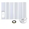 Set de Accesorios de Placa Selladora para Aire Acondicionado Portátil, Panel para Ventana, Longitud Ajustable 43-220cm, Interfaz Universal