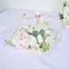 Suporte de Acrílico Transparente para Bolo Transfronteiriço Caixa Decorativa de Mesa para Casamento Decoração de Mesa Lembrança Festa de Casamento Fábrica