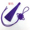Colgante de borla con nudo chino de 6 placas, semiacabado, de tamaño pequeño, ideal para decoración del Festival de Primavera, con cordón.