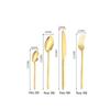 Cross-border Aço Inoxidável Louça Conjunto Knight Estilo Ocidental Hotel Steak Faca e Garfo Colher Sobremesa Colher Presente Conjunto de Quatro Peças