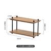 Estante de Almacenamiento Multicapa Lychee Sea Soporte para Tazas de Madera Maciza para el Hogar Estante de Exhibición de Mesa para Tocador de Dormitorio Estante de Almacenamiento de Madera
