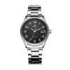 Othrzo reloj para hombre y mujer, de pareja, moda, reloj simple, correa de acero, reloj para hombre y mujer, estudiante, impermeable, reloj de cuarzo