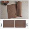 Artesanato Dupla face Couro Place Mat Tea Cup Mat impermeável e à prova de óleo Tapete de mesa Western Restaurant Tapete de isolamento térmico Meal Bowl Mat Coaster
