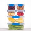 Recipiente Rectangular Sellado para Microondas para Conservación Fresca Caja para Almacenamiento de Alimentos Refrigerador Congelador Sellado para Conservación Fresca Caja de Plástico con Tapa