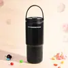 Nuevo Vaso de Hielo Portátil de Amazon Vaso Aislado de Acero Inoxidable 316 de Gran Capacidad Vaso para Coche con Doble Pajita para Beber