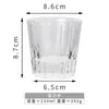 Copa de Cristal Grueso Estilo Ins para Bar KTV Especial Copa de Whisky Copa de Vino Extranjero Copa de Agua Colorida para el Hogar